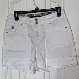 One5One white shorts